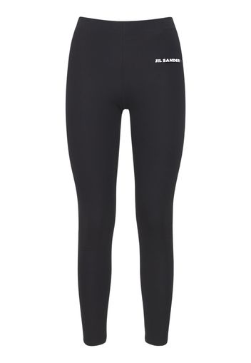 Logo Stretch Technical Jersey Leggings