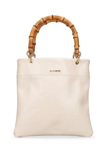 Small Smooth Leather Tote Bag