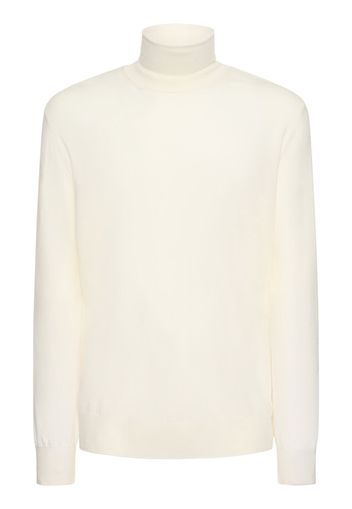 Superfine Wool Turtleneck Sweater