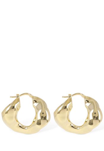 Waved Hoop Earrings