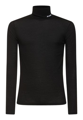 Wool Jersey Turtleneck T-shirt