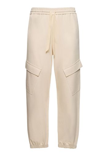 Cotton Jersey Cargo Pants