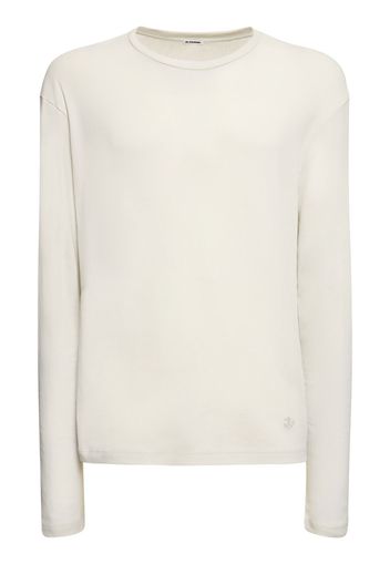 Layered Cotton Long-sleeve T-shirt