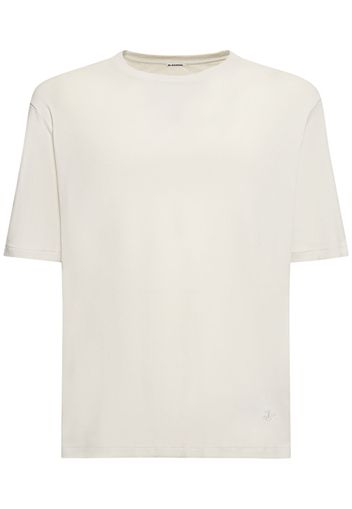 Layered Cotton Short-sleeve T-shirt