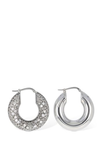 Bc1 Hoop 3 Zircon Earrings