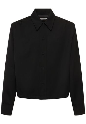 Wool Gabardine Shirt