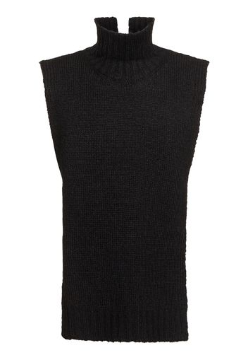 High Neck Knit Vest