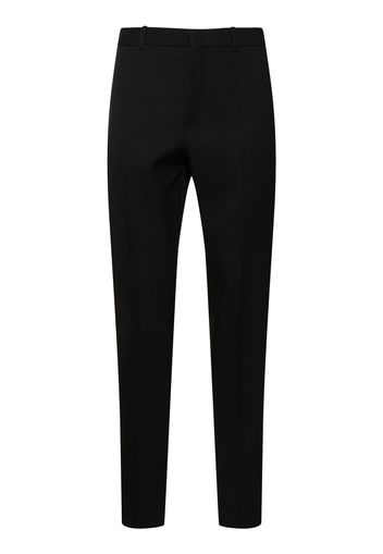 Sharp Wool Gabardine Pants