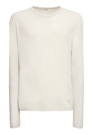 Layered Cotton Long-sleeve T-shirt