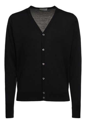 Bryn Extrafine Wool Knit Cardigan