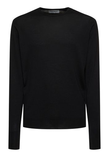 Marcus Extrafine Wool Knit Crew Sweater