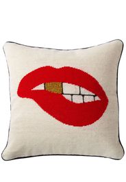 Uk Bitten Lips Cushion