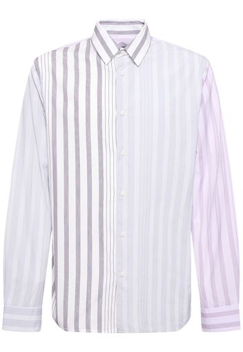 Striped Cotton Poplin Shirt