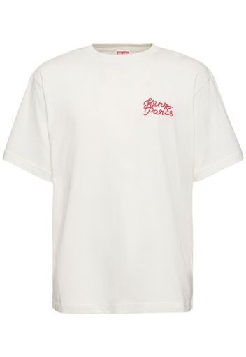 Oversized Logo Cotton T-shirt