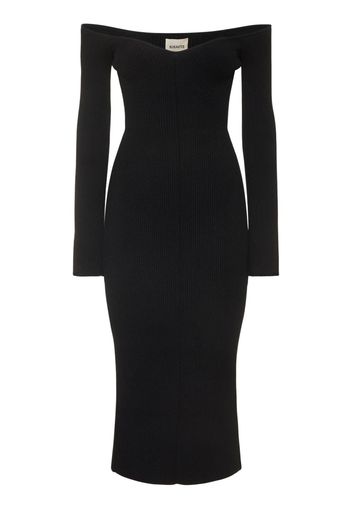 Pia Stretch Viscose Midi Dress