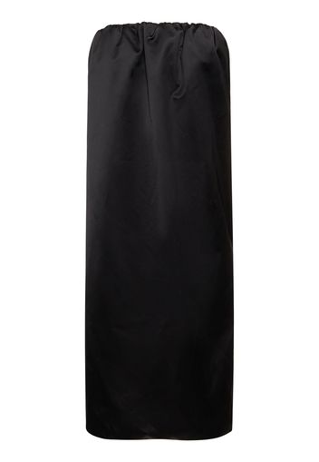 Yara Cotton Viscose Strapless Midi Dress