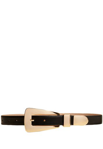 30mm Lucca Leather Buckle Belt