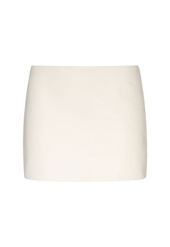 Jett Short Leather Skirt