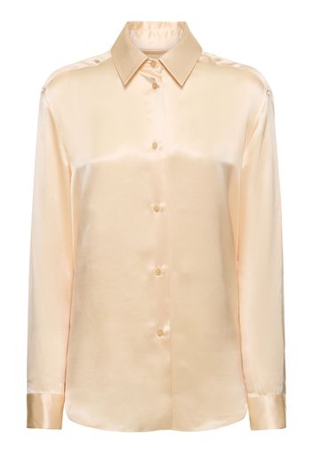 Argo Buttoned Long Sleeve Silk Shirt