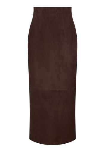 Loxley Leather Long Skirt