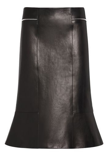 Francine Leather Midi Skirt