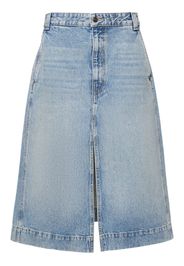 Charlene Cotton Denim Midi Skirt