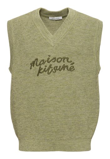 Maison Kitsuné Handwriting Oversize Vest