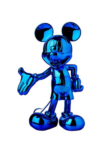 Chromed Blue Mickey Welcome