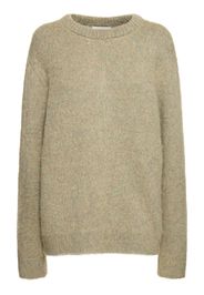 Brushed Mohair Blend Sweater