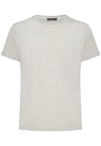 Silk & Cotton Soft Jersey T-shirt