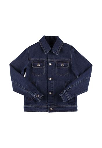 Washed Cotton & Cashmere Denim Jacket