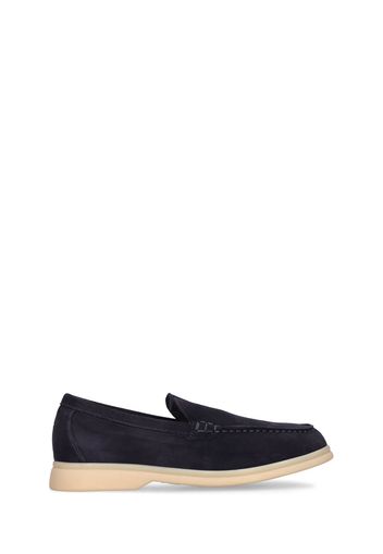 Open Walk Suede Loafers