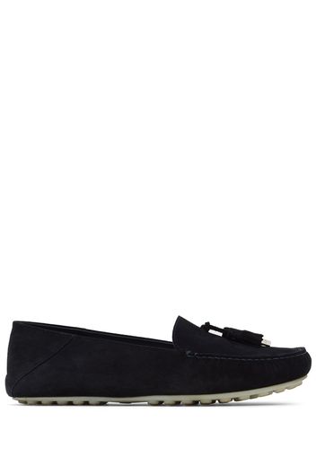 Dot Sole Suede Loafers