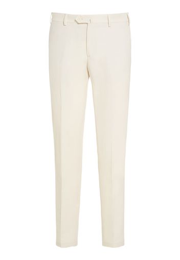 Four Cotton & Linen Straight Pants