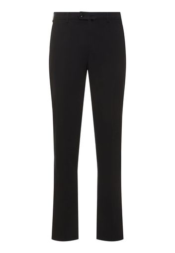 Stretch Cotton Slim Pants