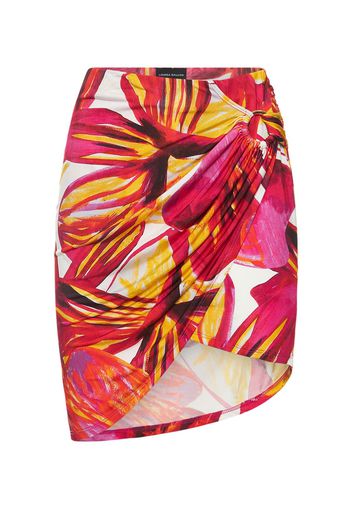 Printed Stretch Mini Skirt