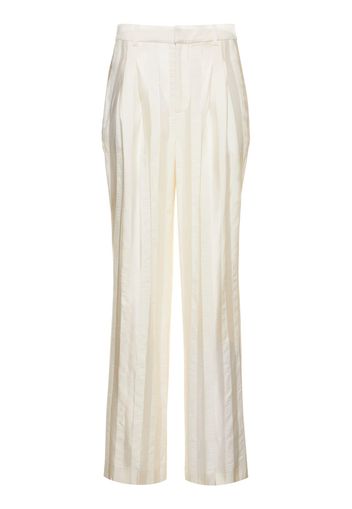 Siaro Viscose Blend Wide Leg Pants