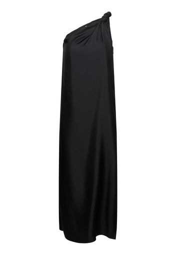 Adela Asymmetric Silk Midi Dress