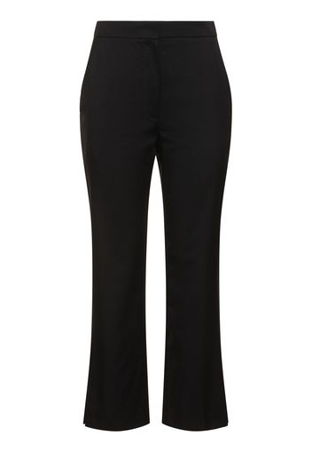 Dorkas High Rise Cropped Wool Pants