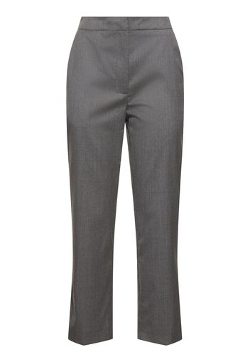 Dorkas High Rise Cropped Wool Pants