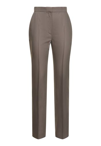 Kallisto High Rise Wool Straight Pants