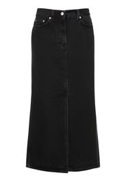 Rona Cotton Denim Long Skirt