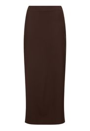 Samos Wool Blend Knit Long Skirt