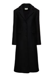 Alisa Single Breast Wool Blend Midi Coat