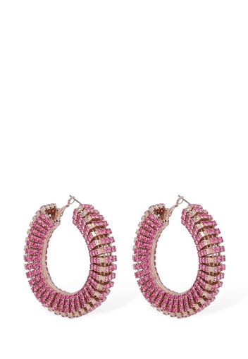 Crystal Hoop Earrings