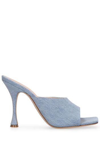 105mm Denim Mule Sandals