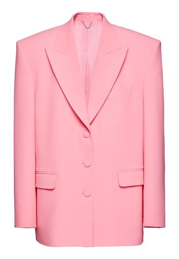 Oversize Silk Blend Cady Blazer