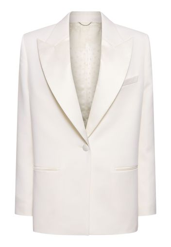 Wool Single Breast Blazer