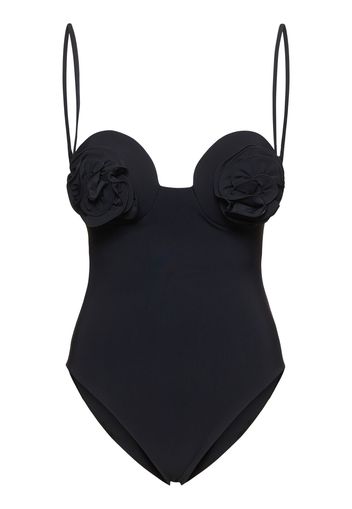 Lycra Roses One Piece Swimsuit