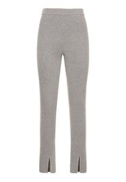 Rib Knit Cashmere Leggings